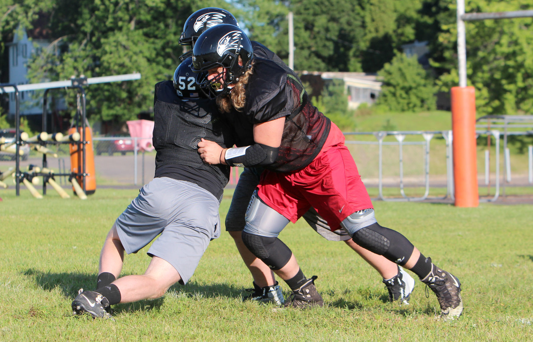 Bloomer football practice 8-8-19